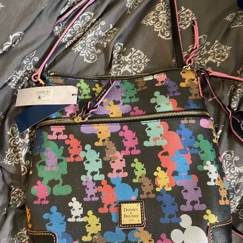Dooney & Bourke Colorful Mickey Mouse Crossbody Bag